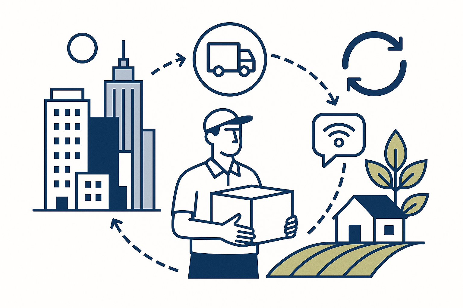 Cityfront: Micro-Miles, Macro Change of Localised Chains