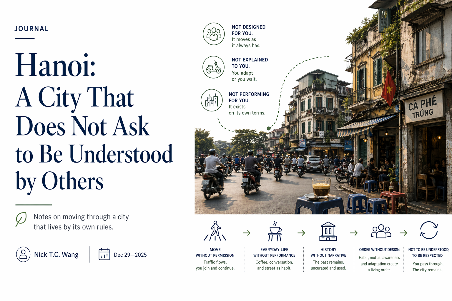 Hanoi: A City That Does Not Ask to Be Understood by Others